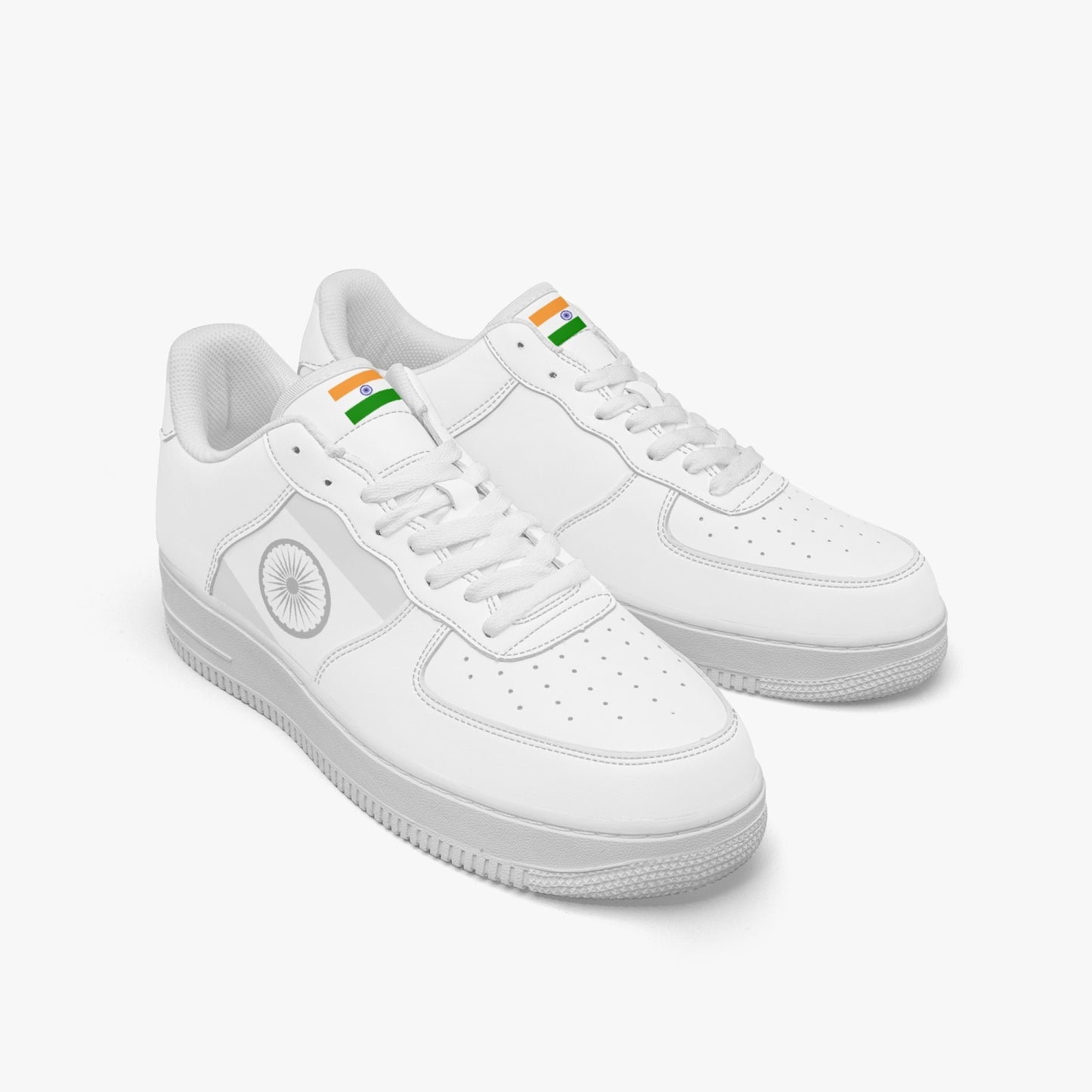 India Classic R-Force 1 Low Tops (White) - Men's & Women's