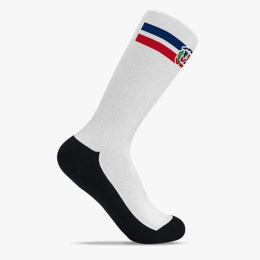 Dominican Pride Sport Socks (White)