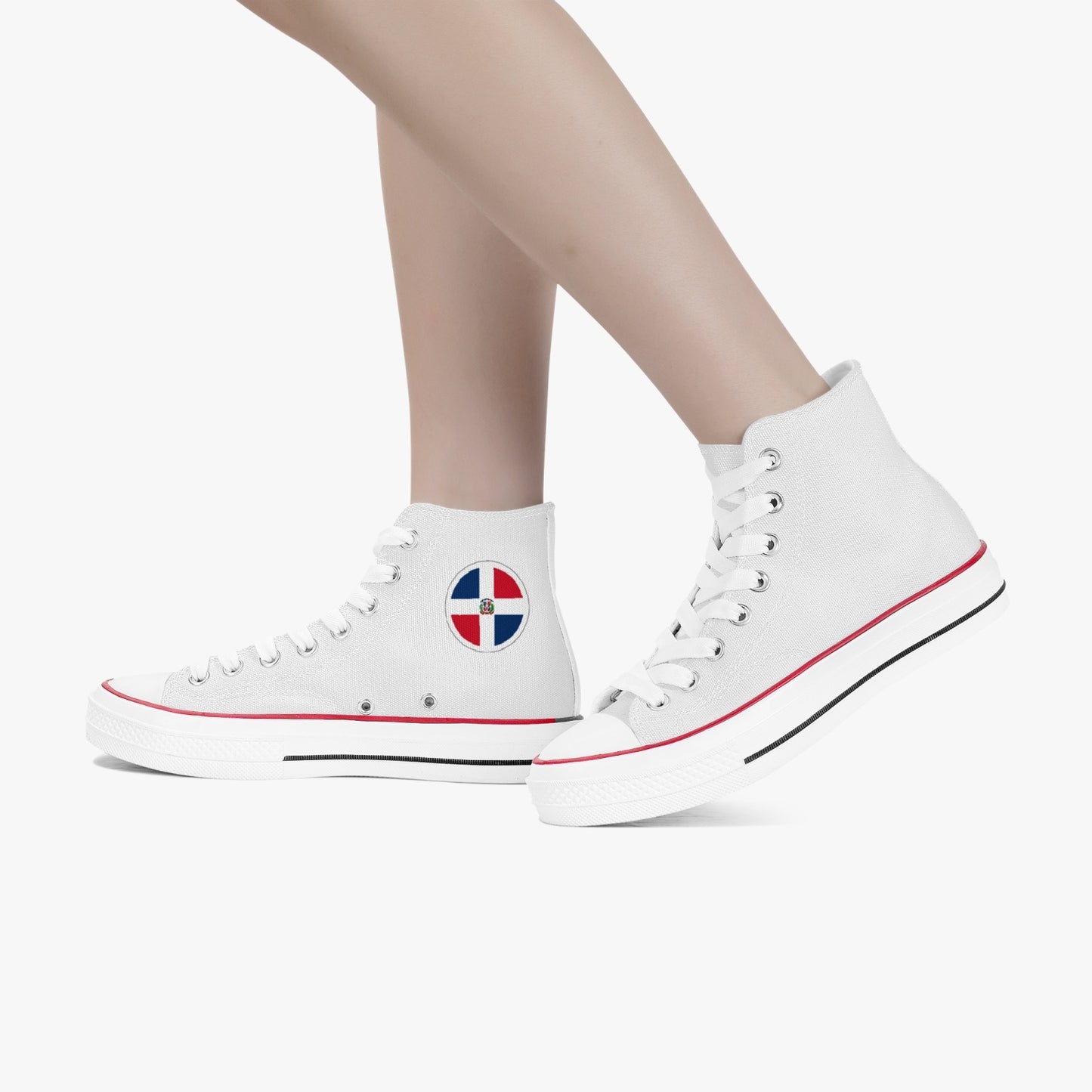 Dominican Classic Canvas High Tops (White) - Men's & Women's