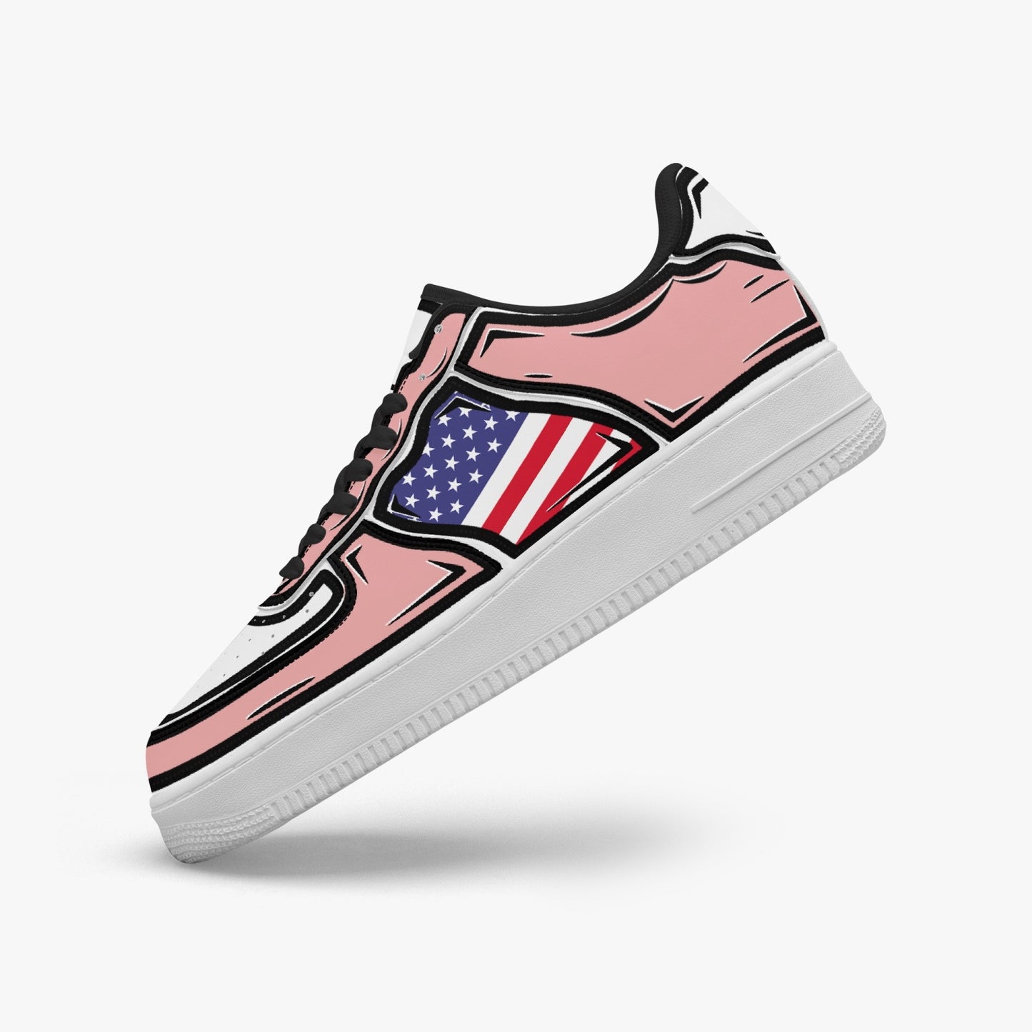 USA Cartoon Force 1 Low Tops (Pink) - Men's & Women's