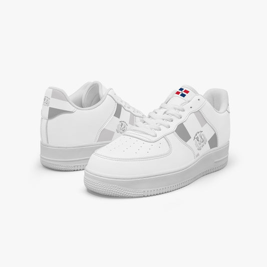 Dominican Republic Classic R-Force 1 Low Tops (White) - Men's & Women's