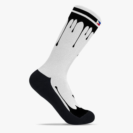 Philippines Drip Sport Socks (Black Drip)
