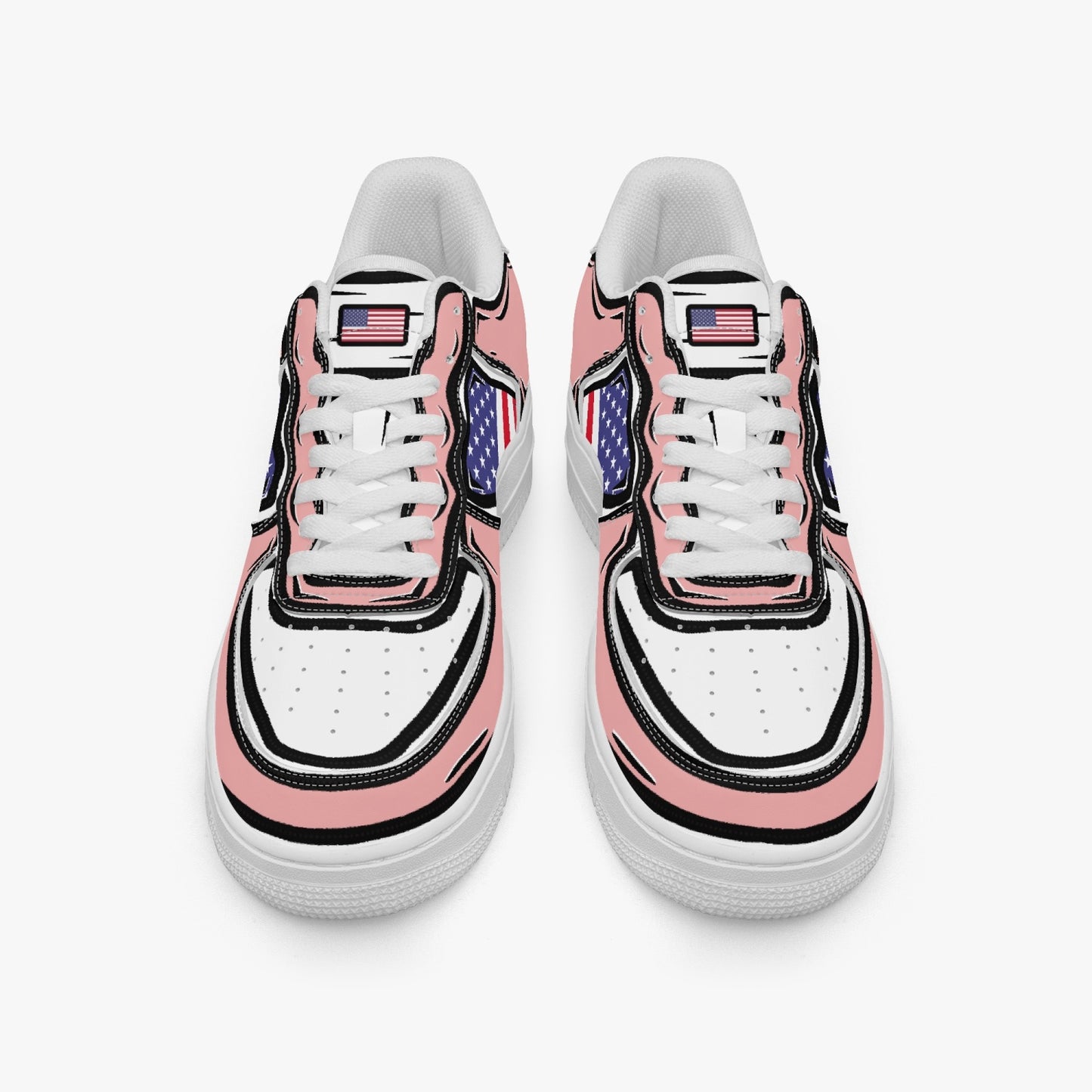 USA Cartoon Force 1 Low Tops (Pink) - Men's & Women's