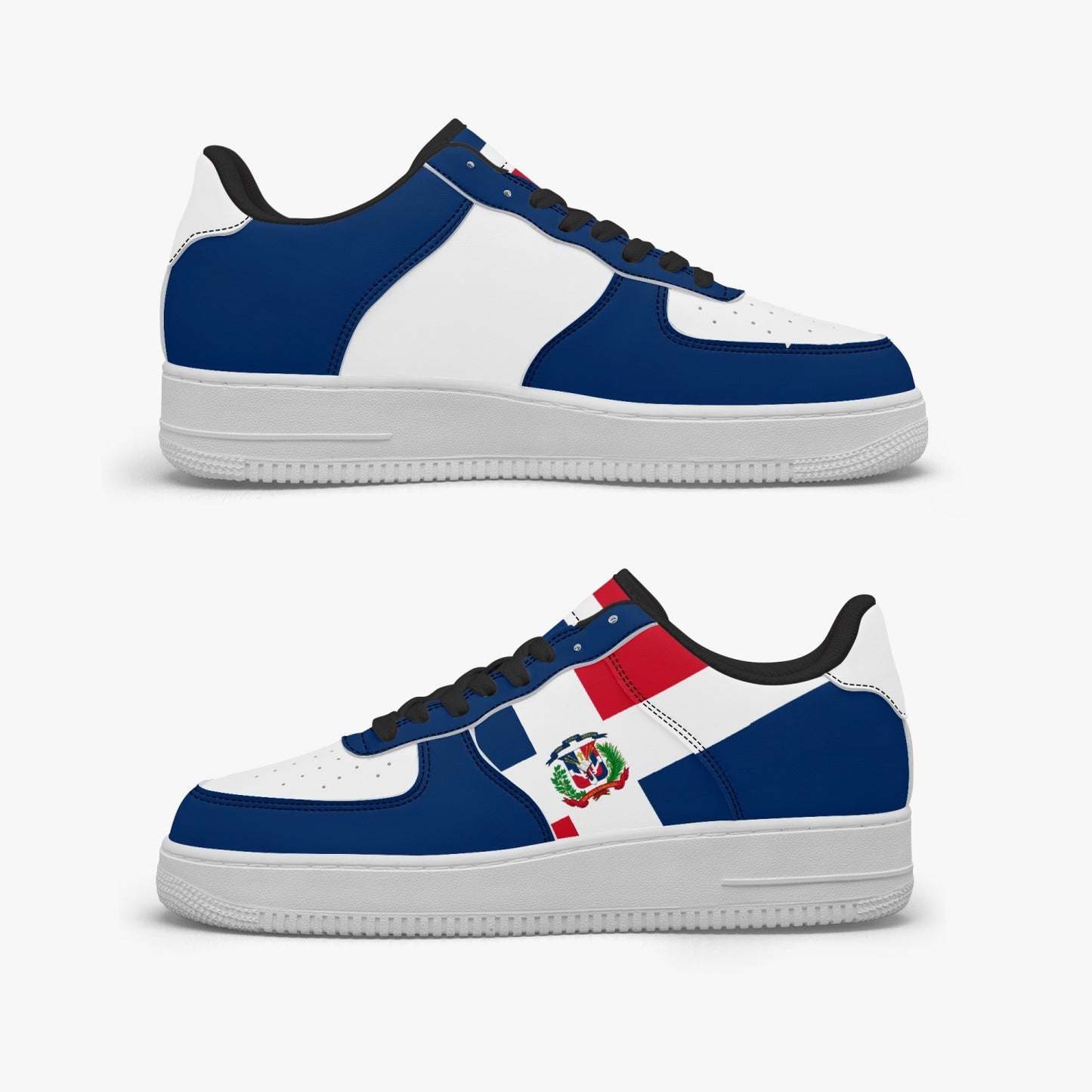Dominican Republic Flag R-Force 1 Low Tops - Men's & Women's