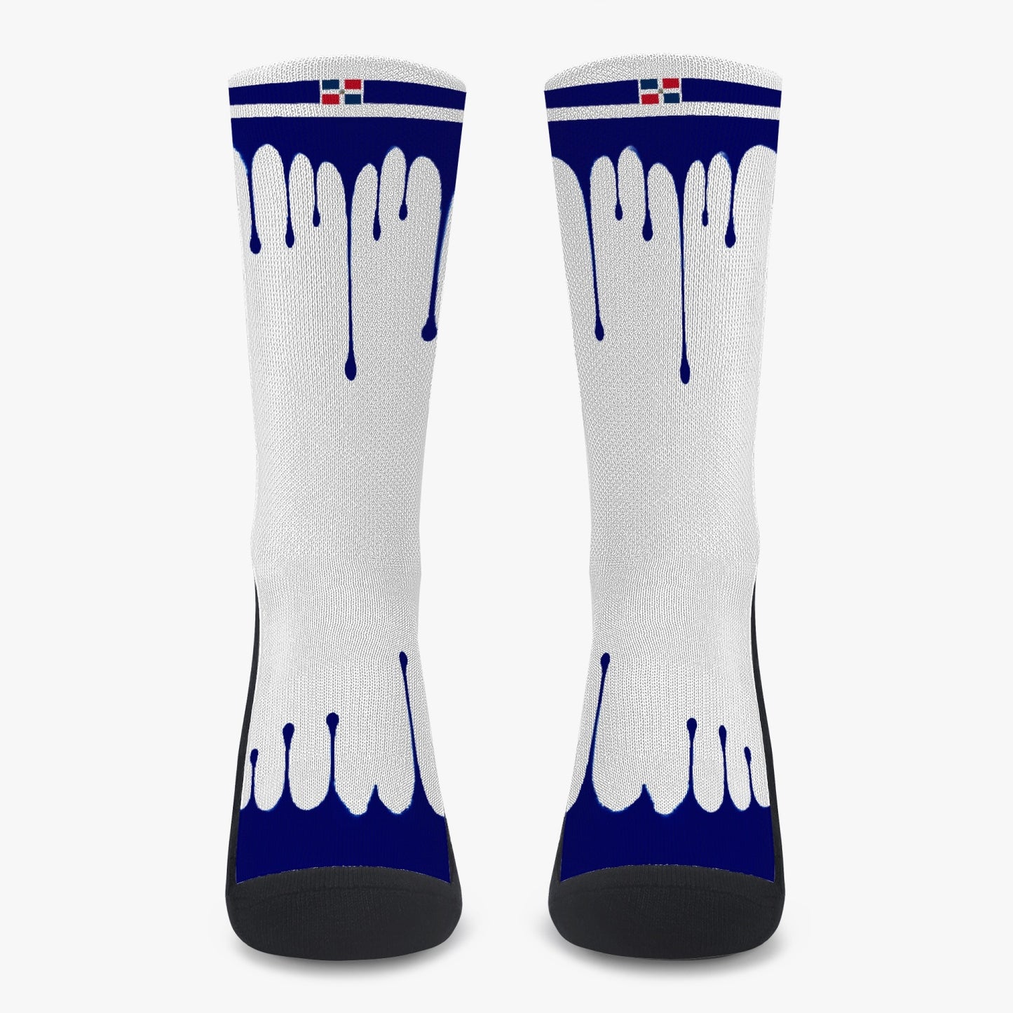 Dominican Drip Sport Socks (Blue Drip)