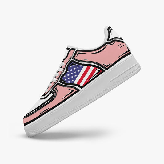 USA Cartoon Force 1 Low Tops (Pink) - Men's & Women's