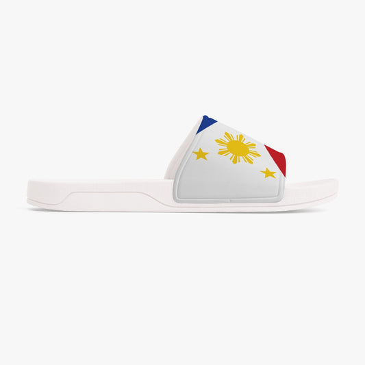 Philippines Flag Slides (White Sole) - Men's & Women's