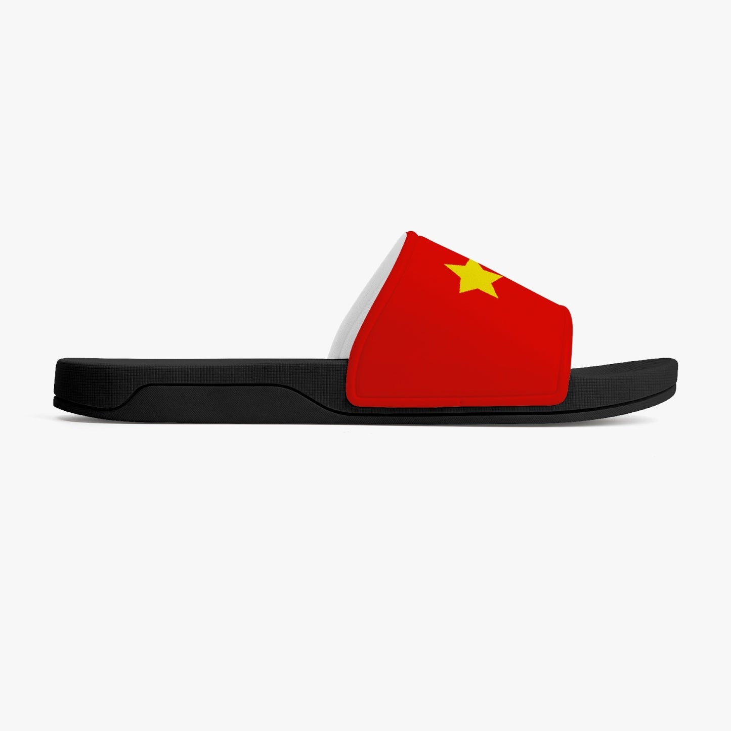 China Flag Slides (Black Sole) - Men's & Women's