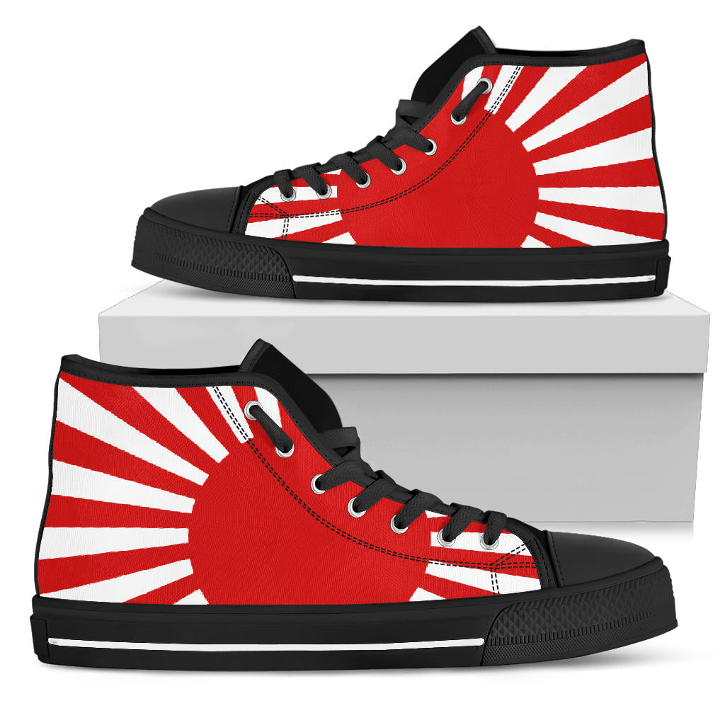 Japan's Rising Sun Canvas High Tops - Men's & Women's