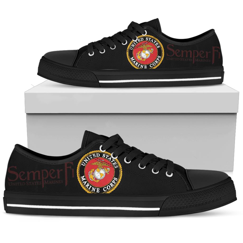US Marines Tribute Canvas Low Tops - Men's & Women's