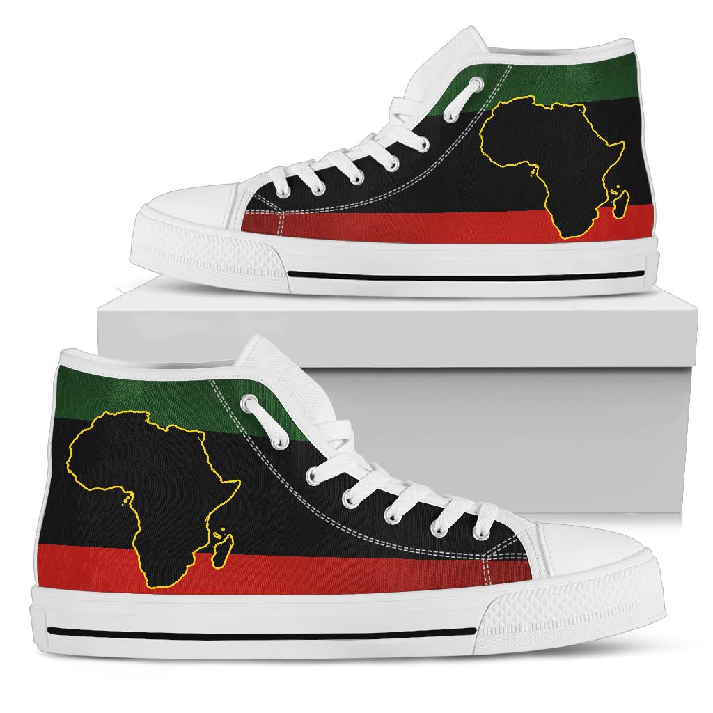 African Pride Canvas High Tops - Men's & Women's