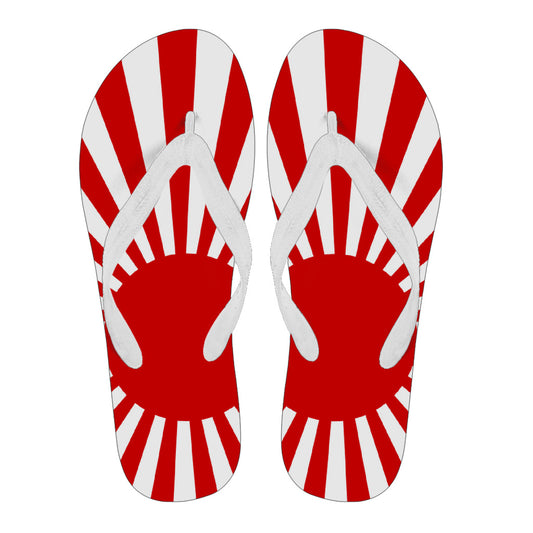 Japan's Rising Sun Flip Flops - Men's & Women's