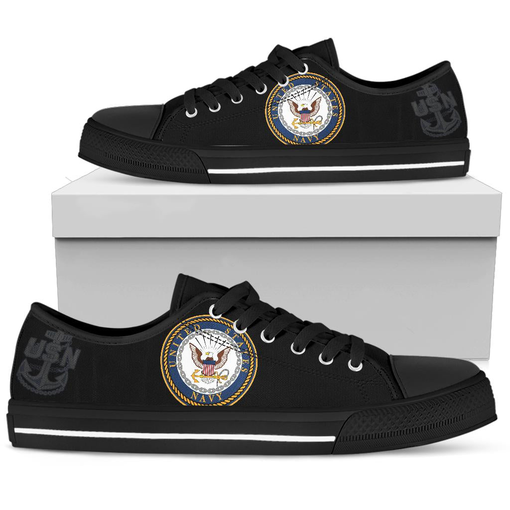 US Navy Tribute Canvas Low Tops - Men's & Women's