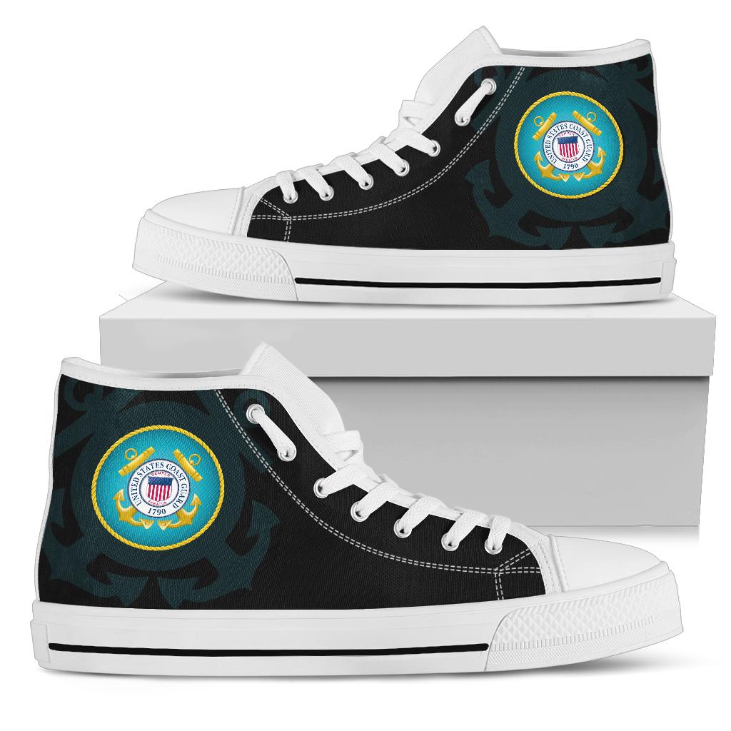 US Coast Guard Tribute Canvas High Tops - Men's & Women's