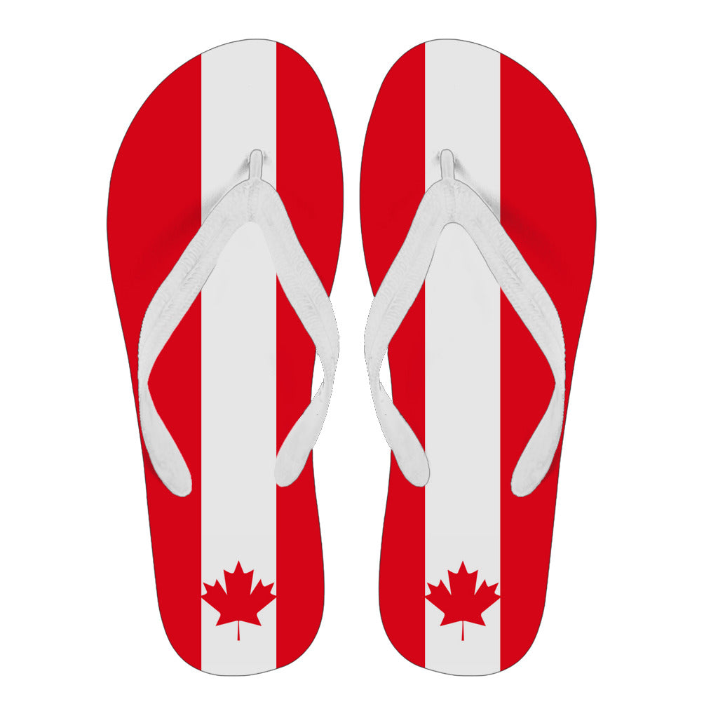 Canada Flag Flip Flops - Men's & Women's