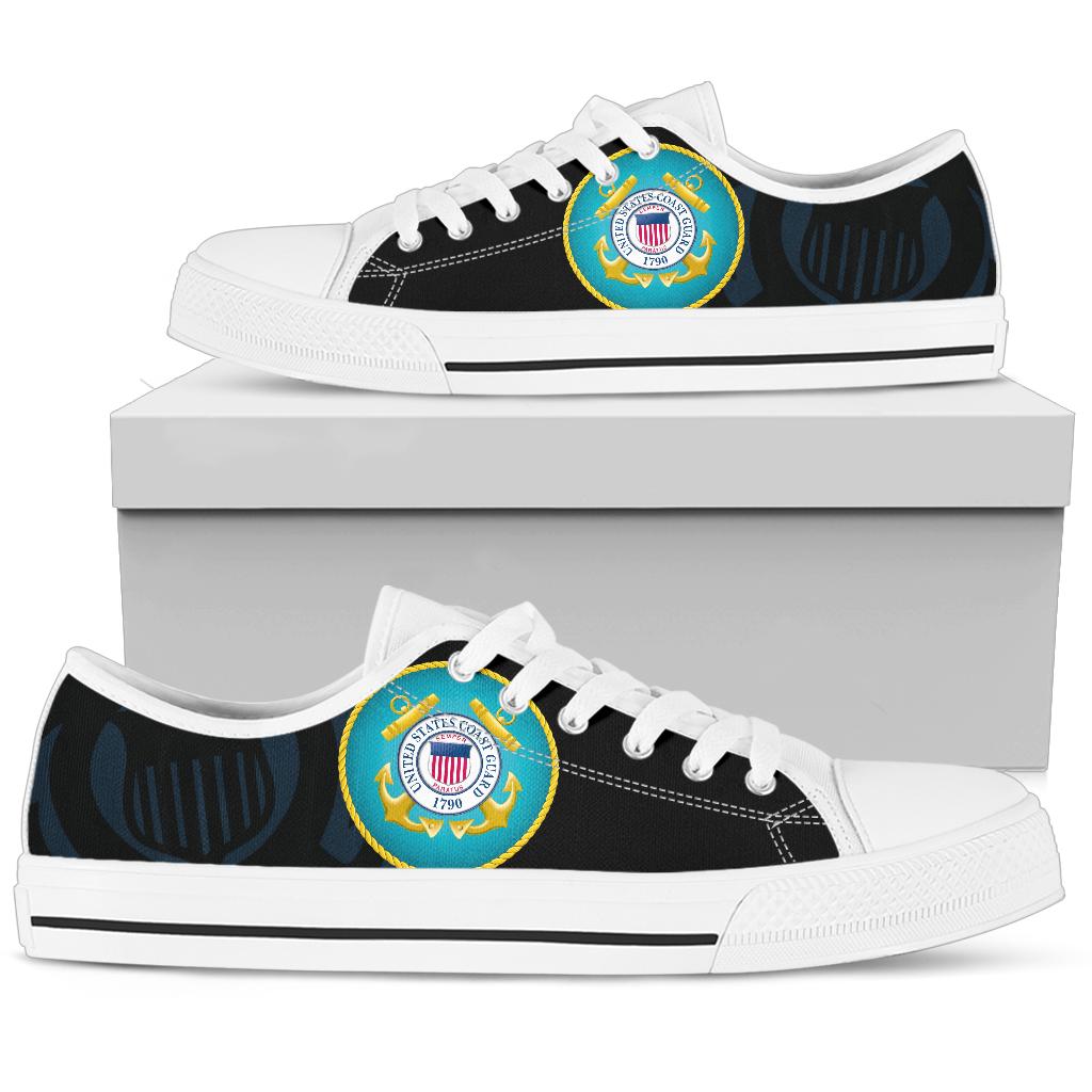 US Coast Guard Tribute Canvas Low Tops - Men's & Women's