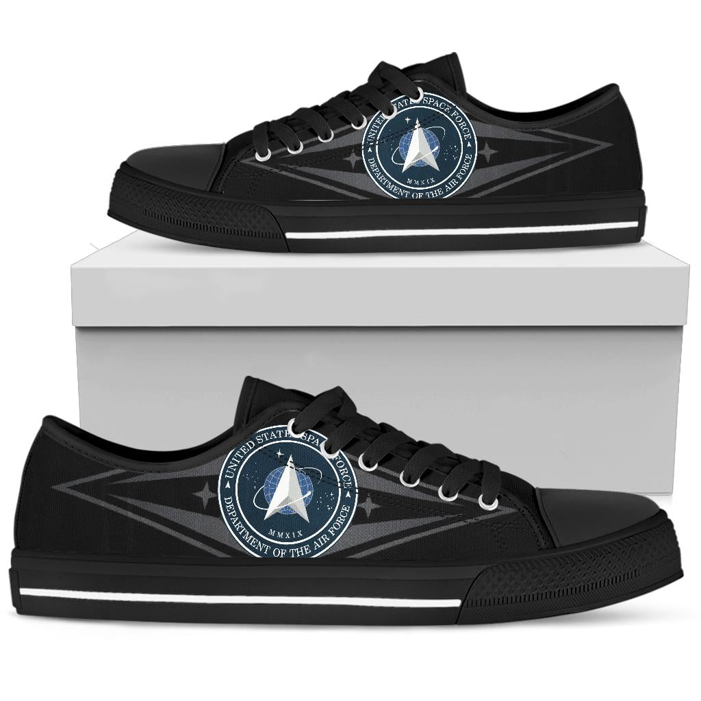 US Space Force Tribute Canvas Low Tops - Men's & Women's