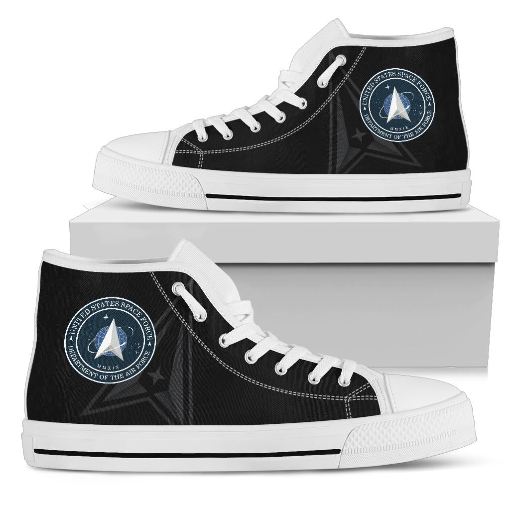 US Space Force Tribute Canvas High Tops - Men's & Women's