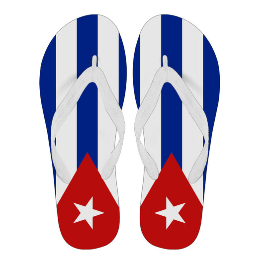 Cuba Flag Flip Flops - Men's & Women's