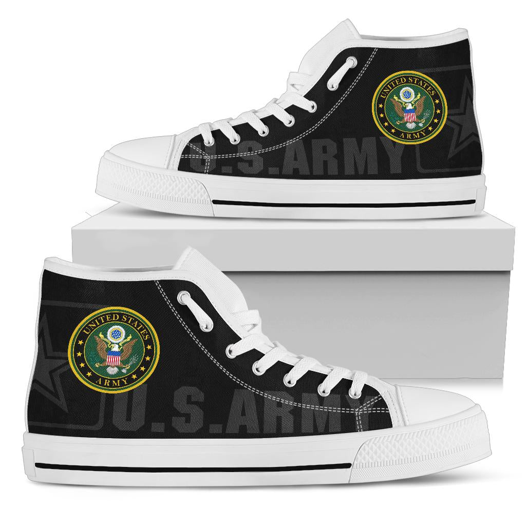 US Army Tribute Canvas High Tops - Men's & Women's