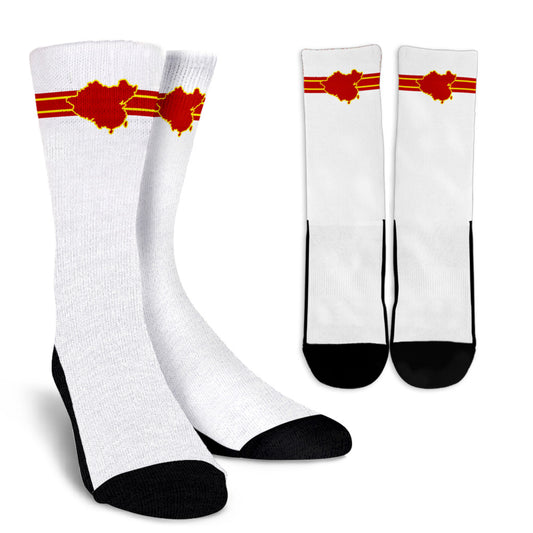China Tribute Crew Socks