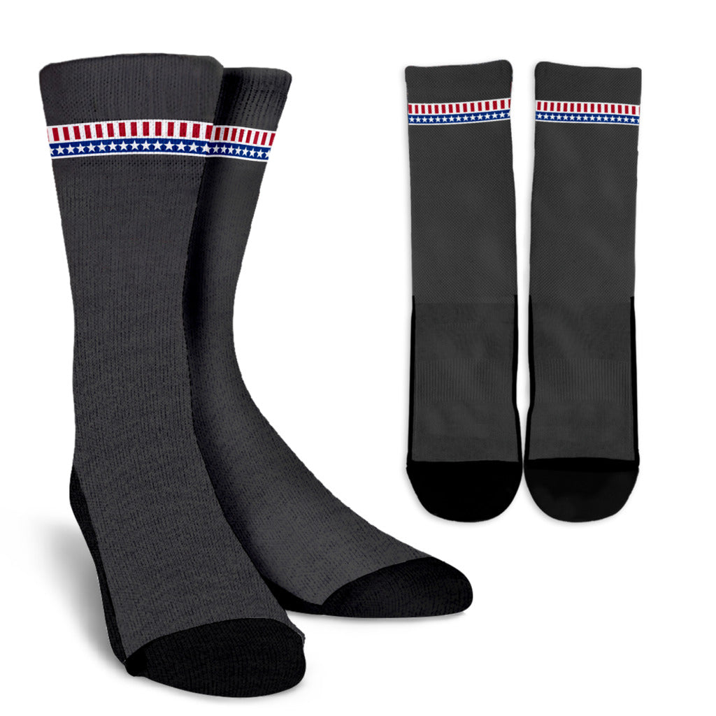 USA Tribute Crew Socks