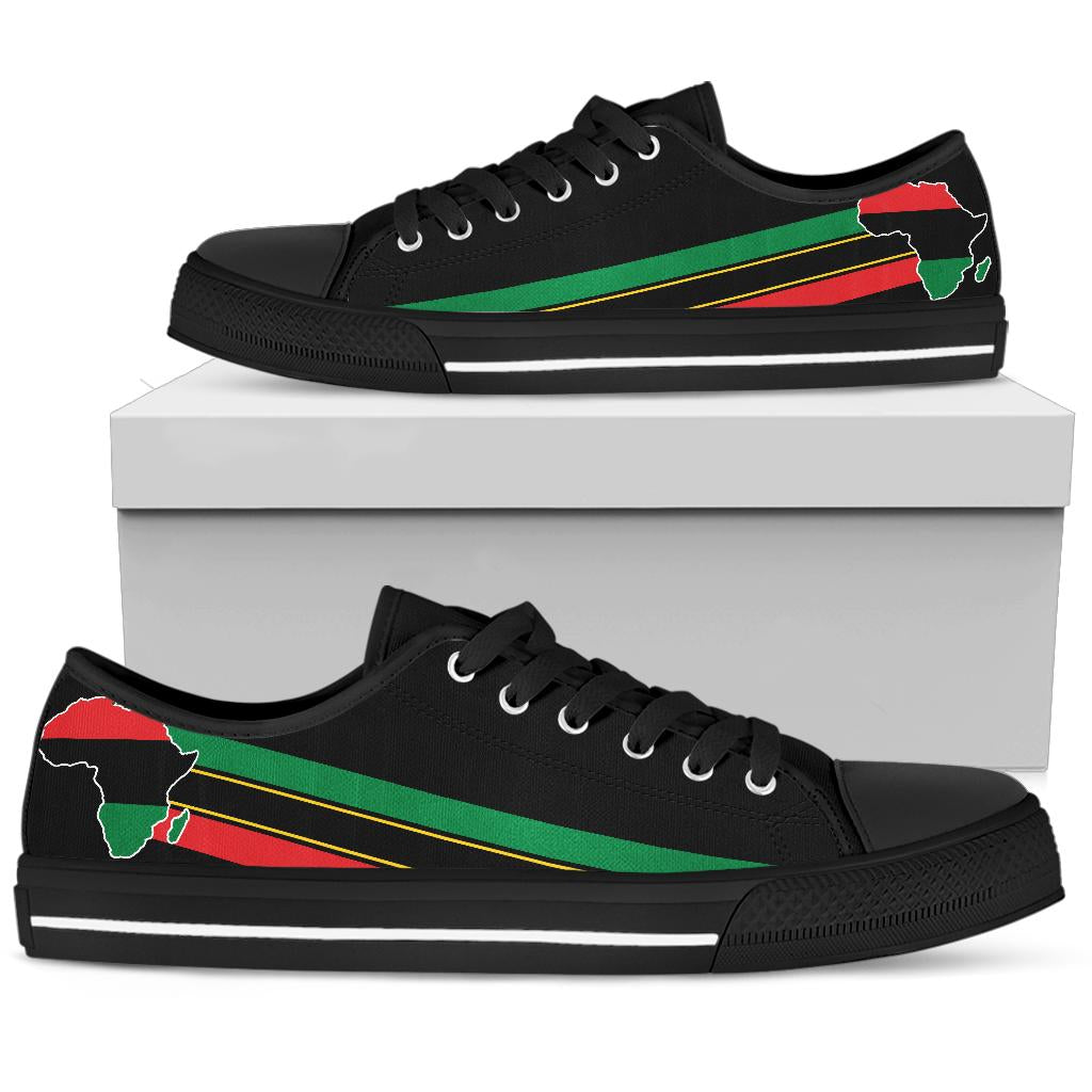 African Pride Canvas Low Tops - Men's & Women's