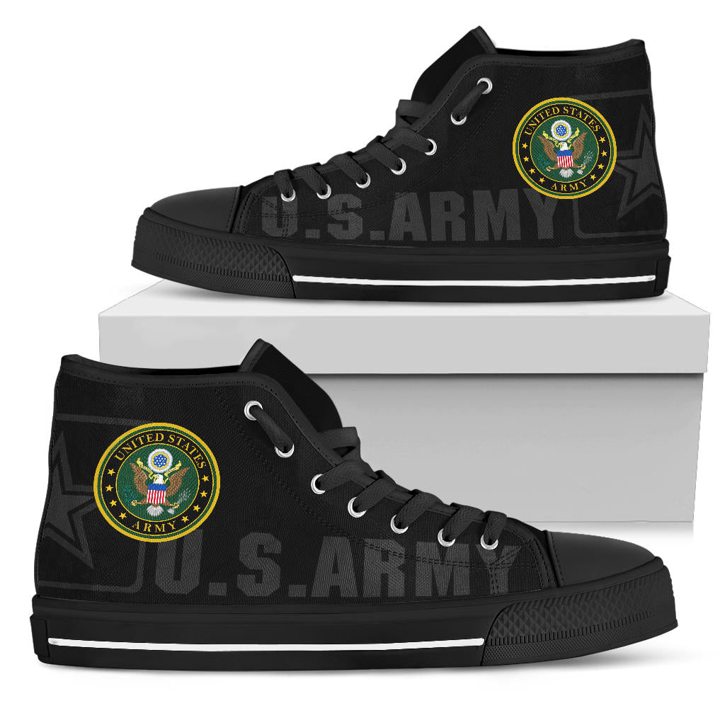 US Army Tribute Canvas High Tops - Men's & Women's