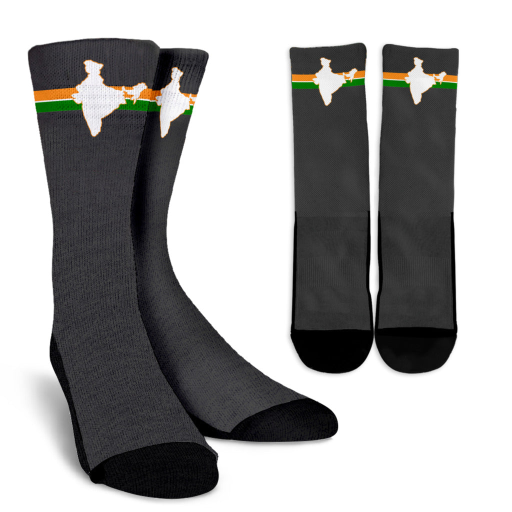 India Tribute Crew Socks