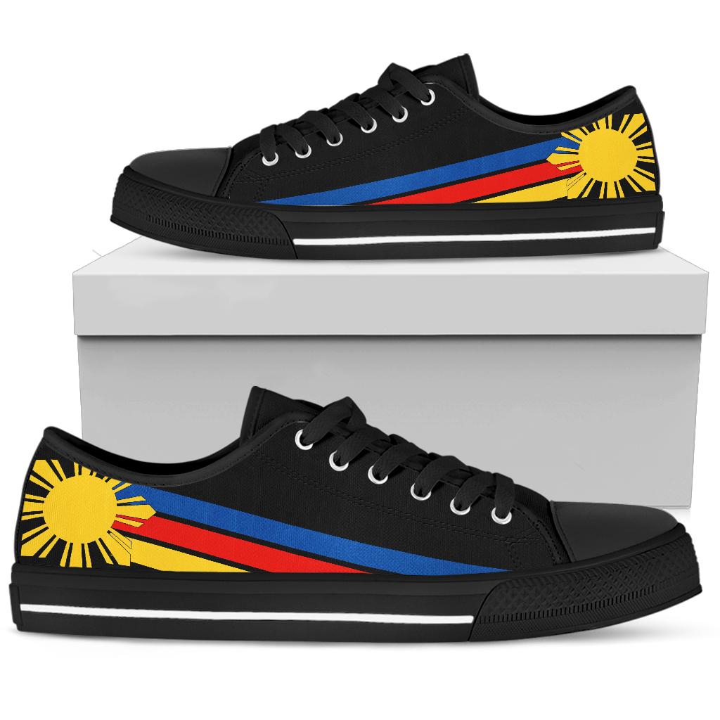 Philippines Pride Canvas Low Tops - Men's & Women's