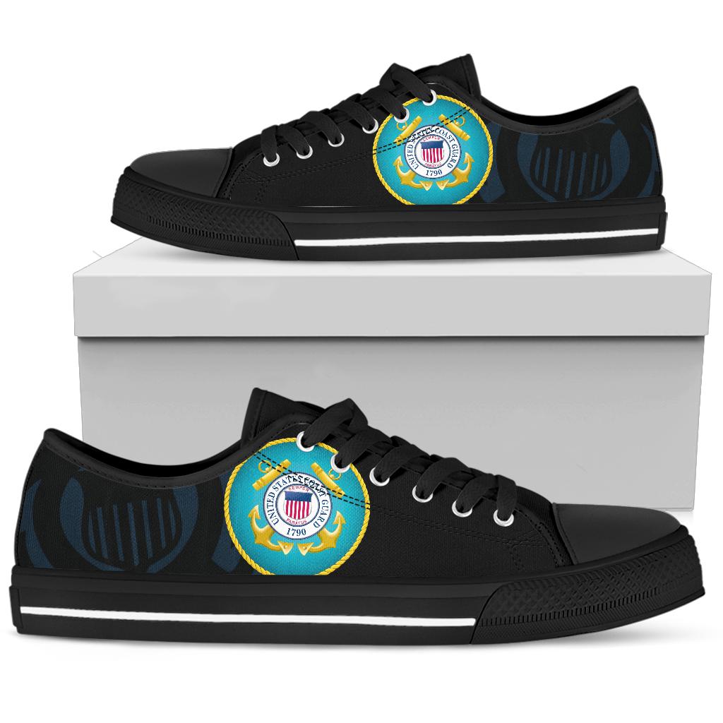 US Coast Guard Tribute Canvas Low Tops - Men's & Women's