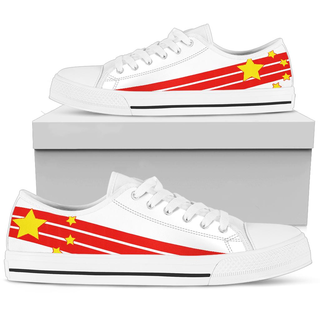 Chinese Pride Canvas Low Tops - Men's & Women's