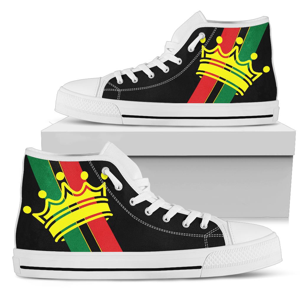African Crown Canvas High Tops - Men's & Women's