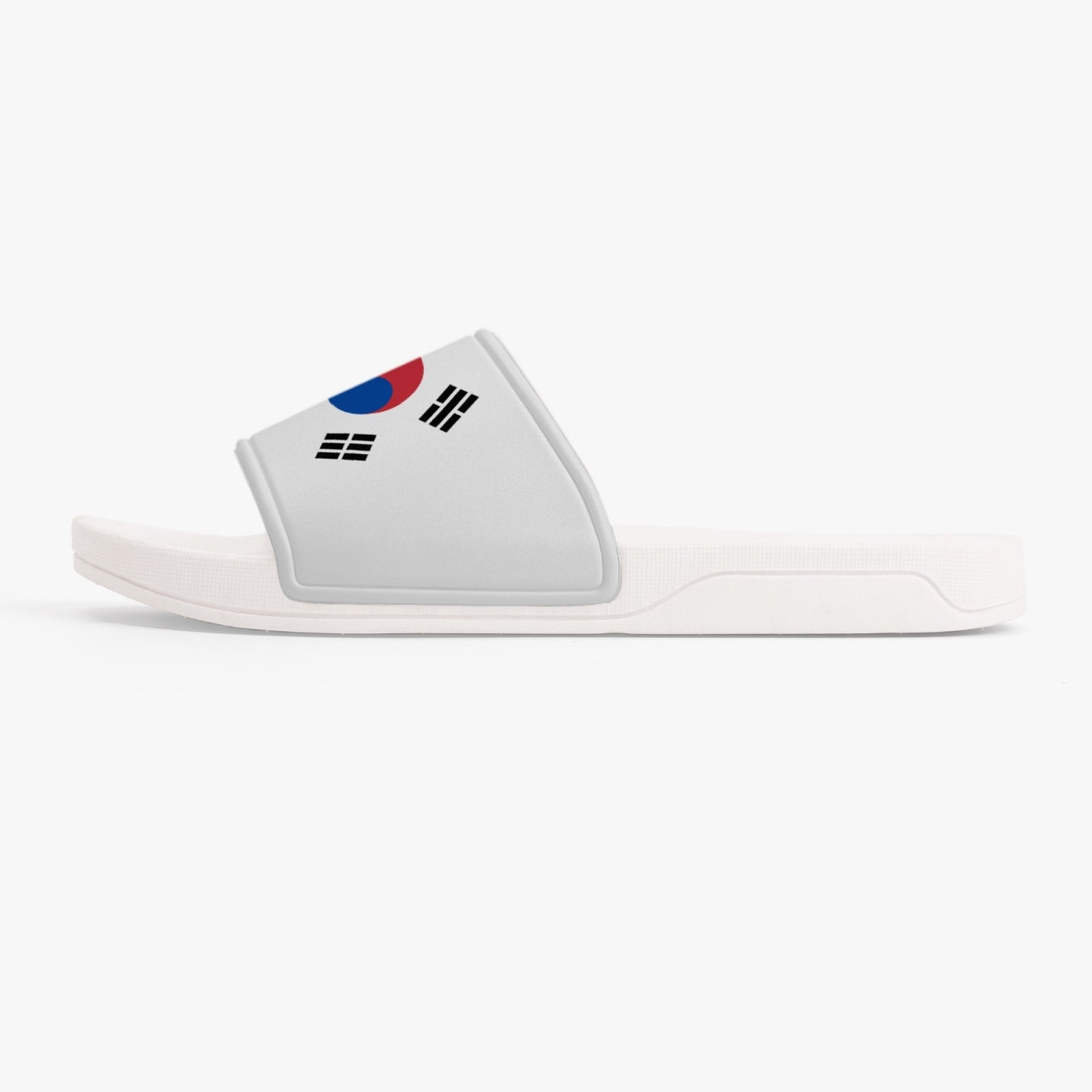 South Korea Flag Slides (White Sole) - Men's & Women's