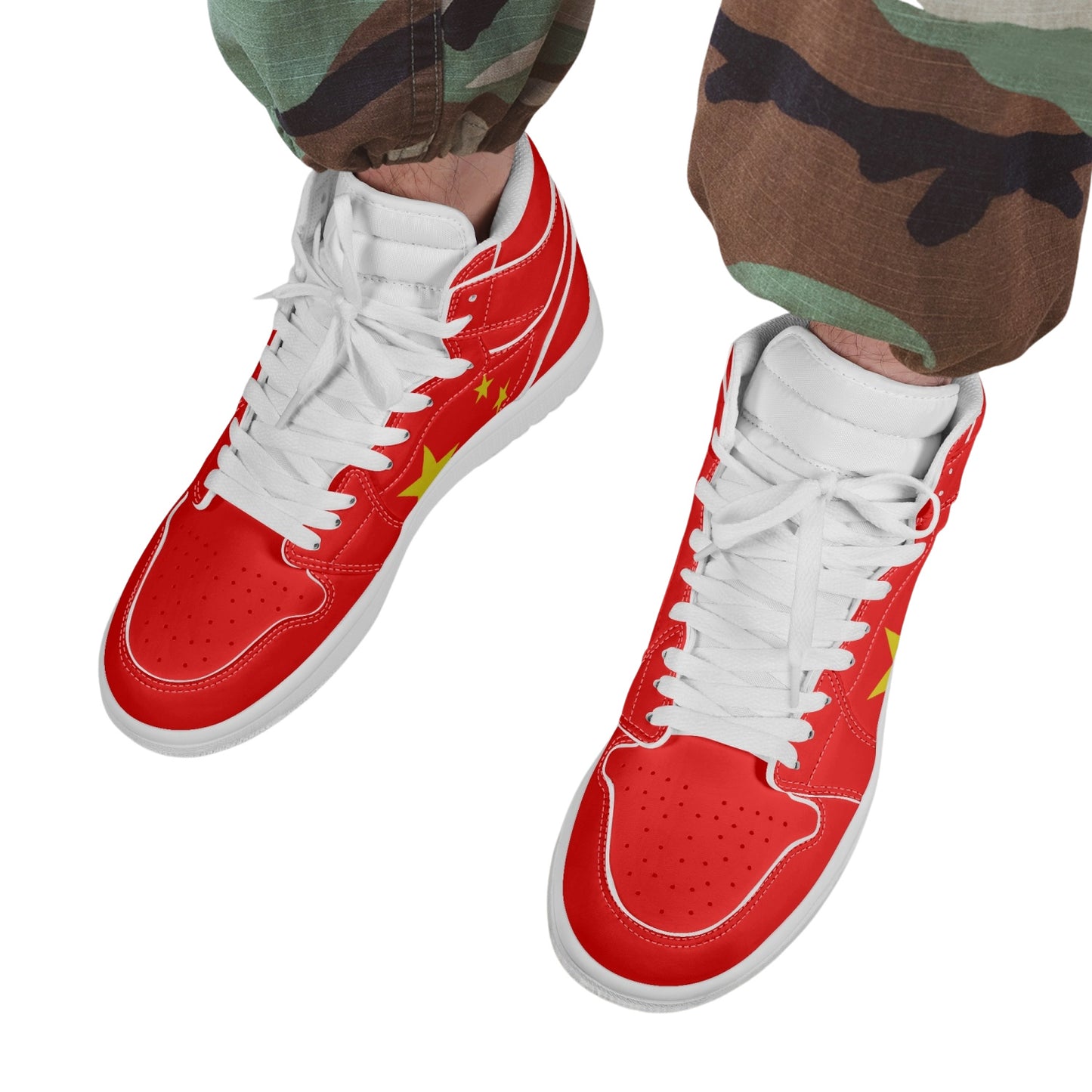 Air China High Tops (White Sole) - Men's & Women's