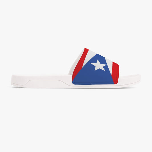 Puerto Rico Flag Slides (White Sole) - Men's & Women's
