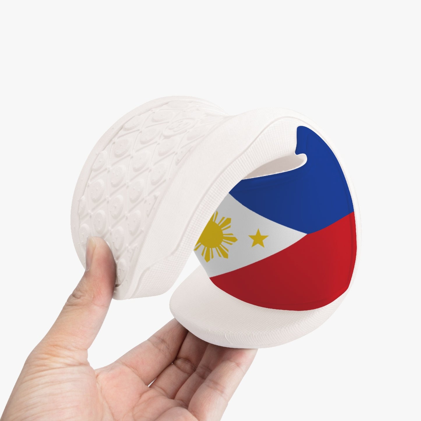 Philippines Flag Slides (White Sole) - Men's & Women's