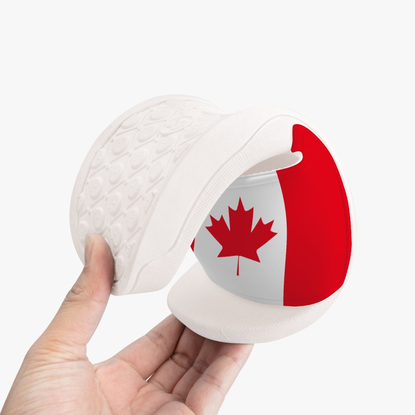 Canada Flag Slides (White Sole) - Men's & Women's