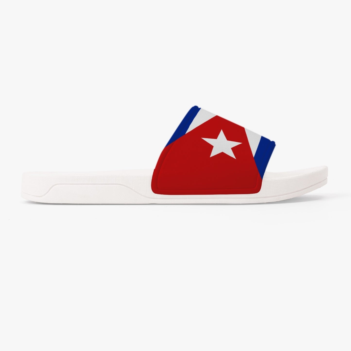 Cuba Flag Slides (White Sole) - Men's & Women's