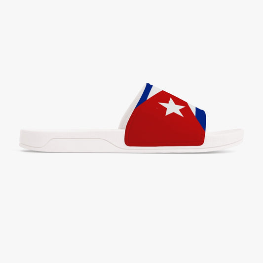 Cuba Flag Slides (White Sole) - Men's & Women's