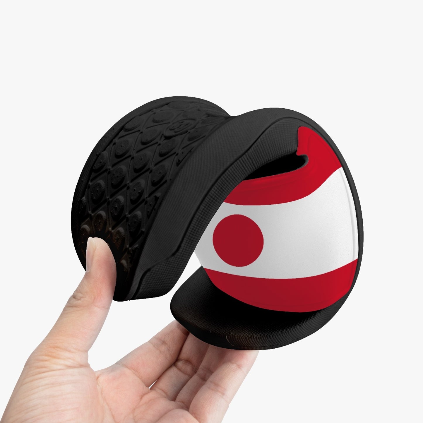 Japan Flag Slides (Black Sole) - Men's & Women's