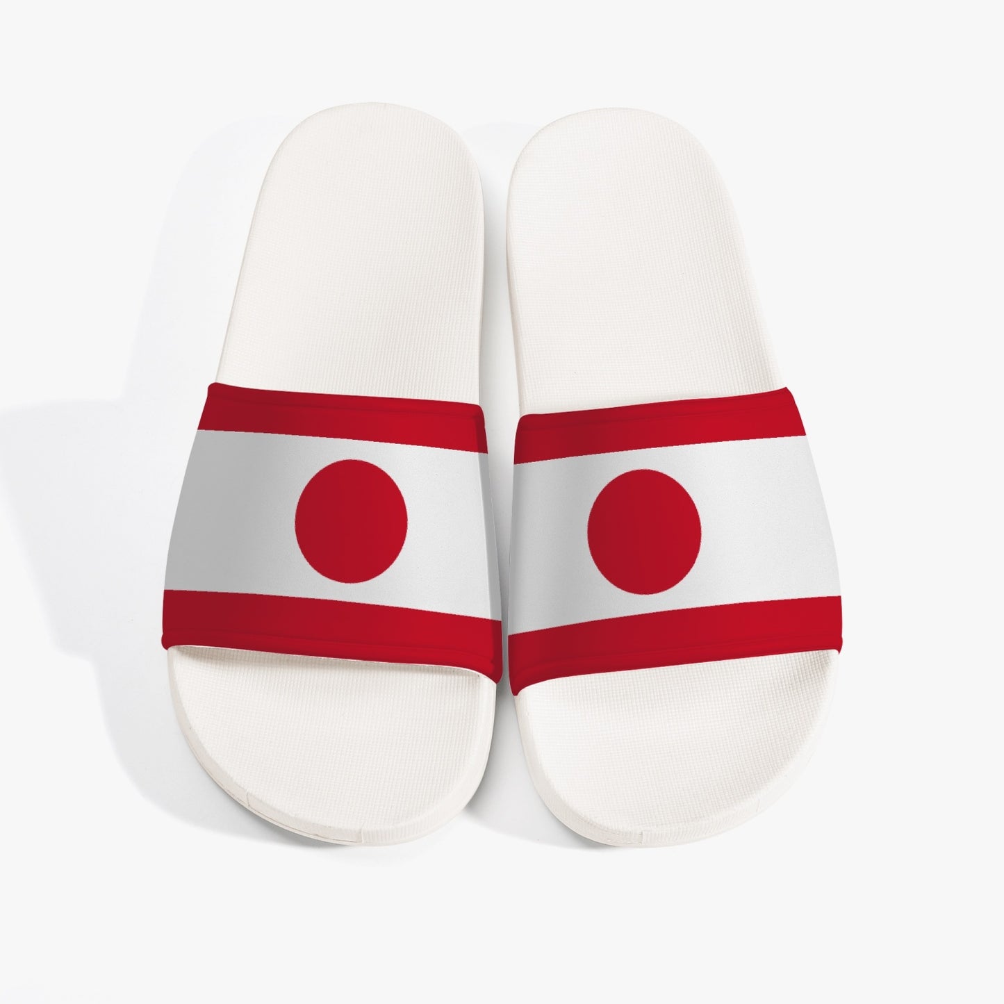 Japan Flag Slides (White Sole) - Men's & Women's