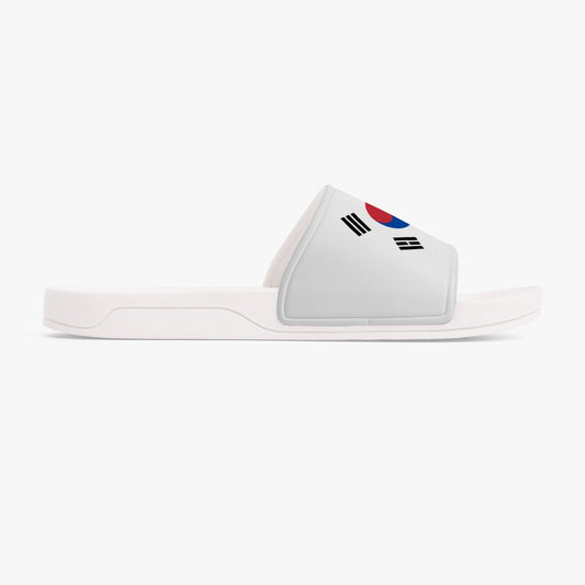 South Korea Flag Slides (White Sole) - Men's & Women's