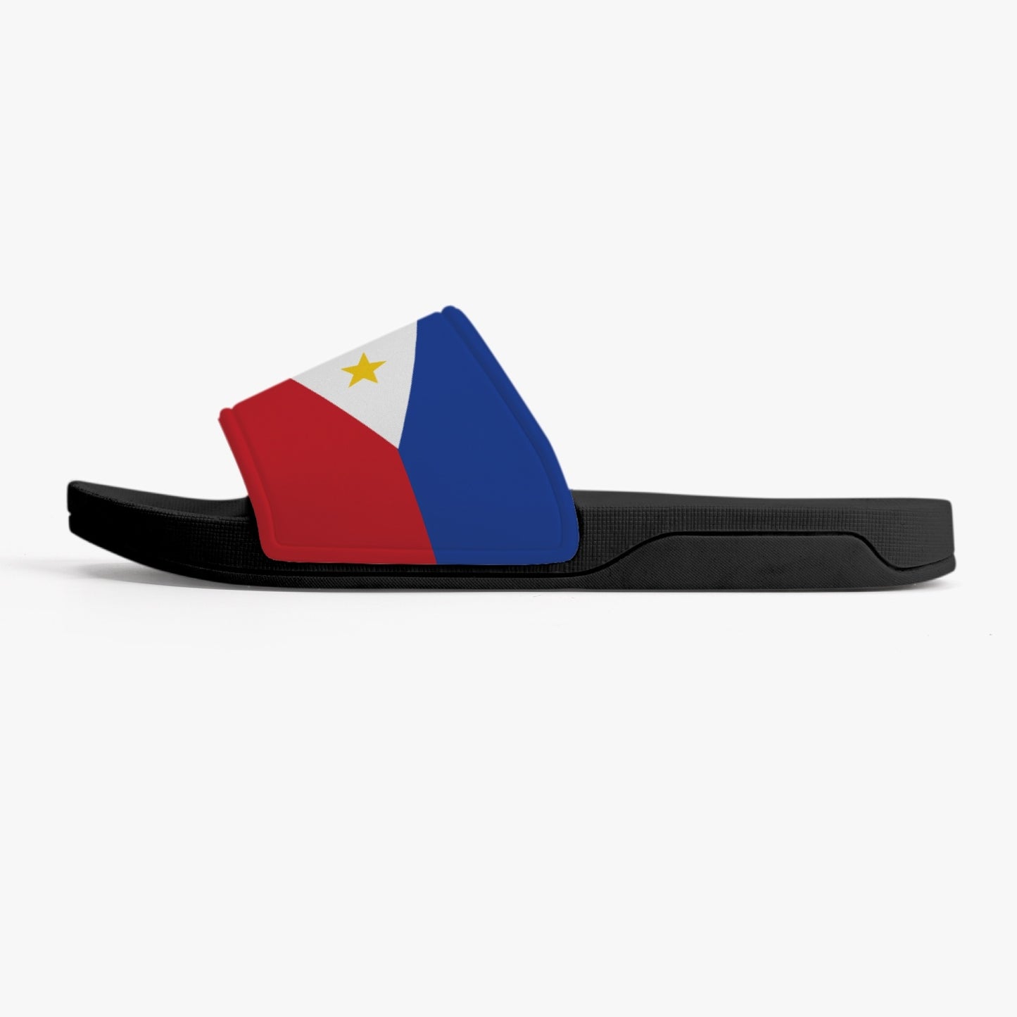 Philippines Flag Slides (Black Sole) - Men's & Women's
