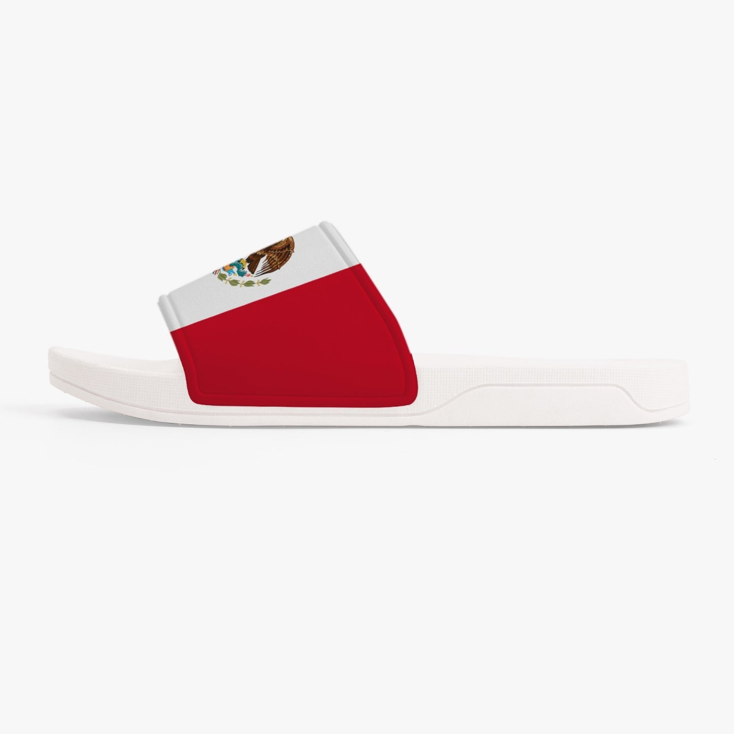 Mexico Flag Slides (White Sole) - Men's & Women's