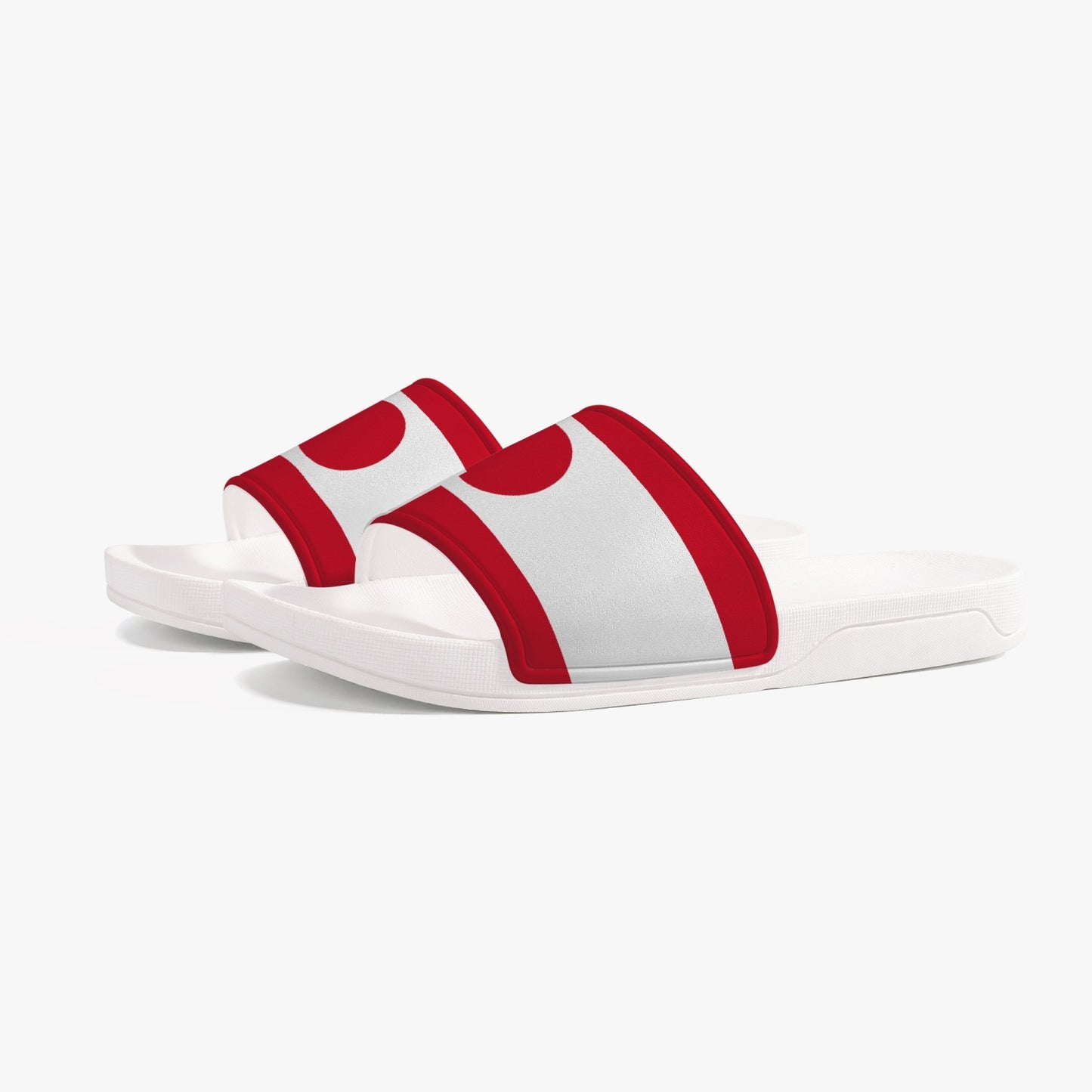 Japan Flag Slides (White Sole) - Men's & Women's
