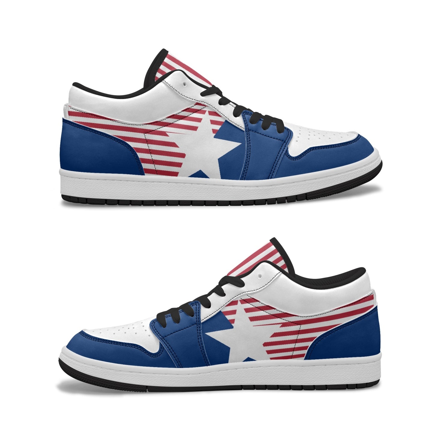 Air America Low Tops (Black Sole) - Men's & Women's