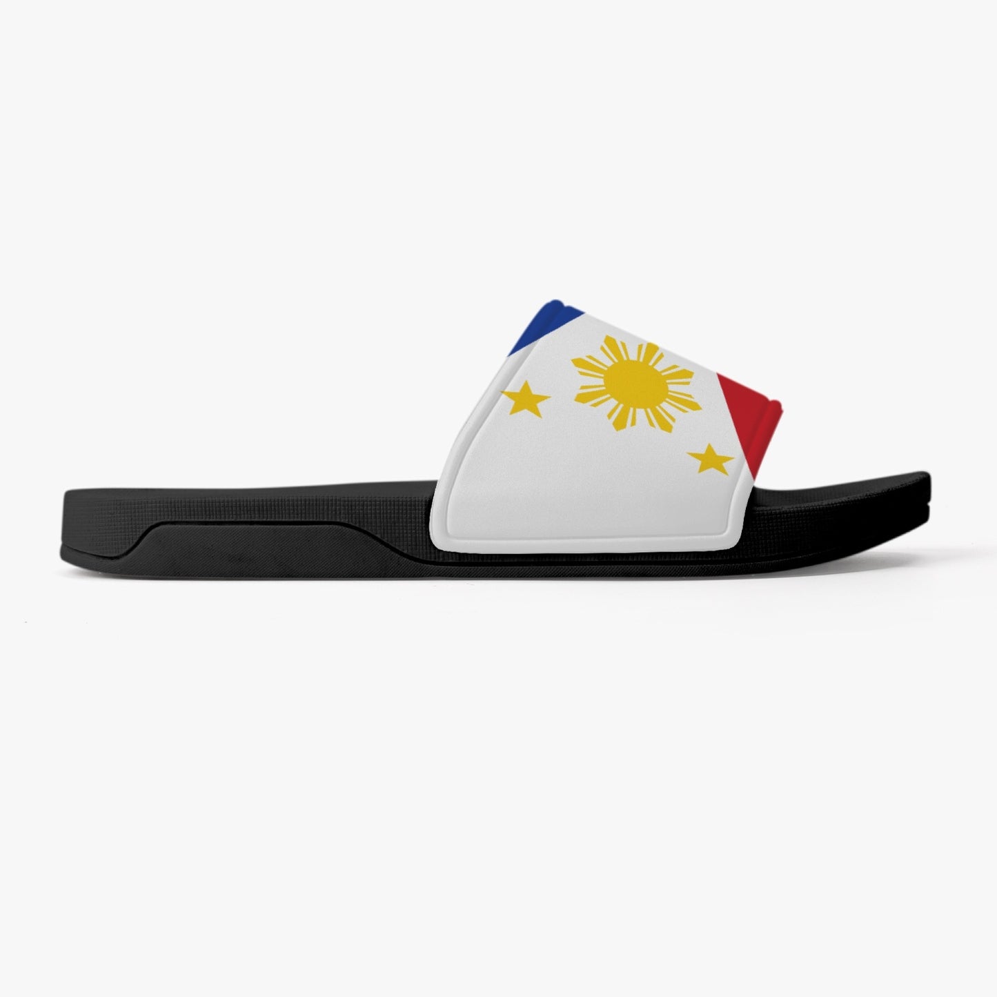 Philippines Flag Slides (Black Sole) - Men's & Women's