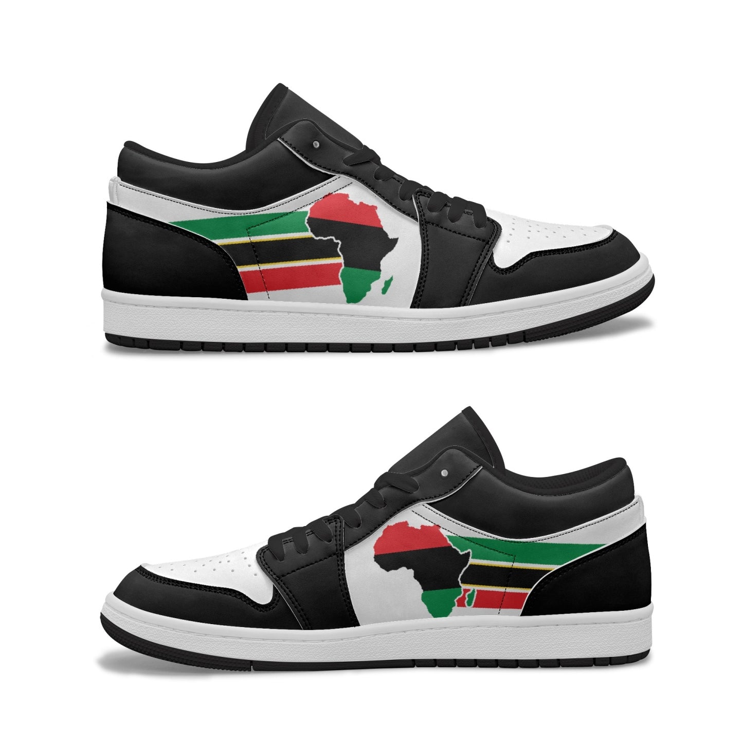 Air Africa Low Tops (Black Sole) - Men's & Women's