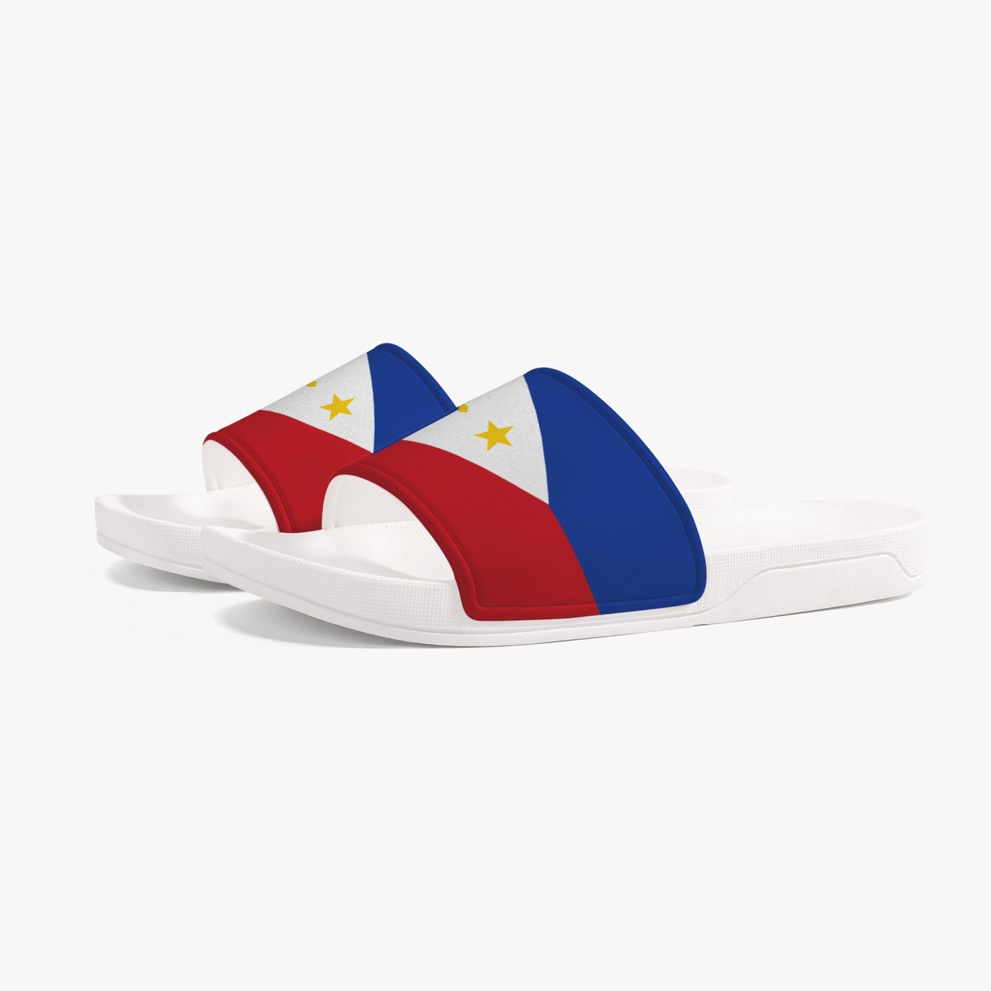Philippines Flag Slides (White Sole) - Men's & Women's